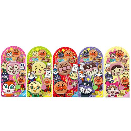 Japanese purchasing agent Fujiya Anpanman single bar milk chocolate bar children's chocolate lollipop snacks