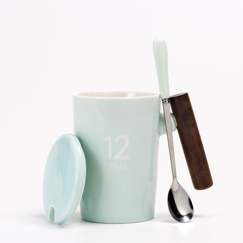 Tallar 12 cian + cubierta de porcelana + cuchara exclusiva