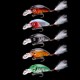 Small Shallow Diving Crankbaits Hard Plastic Minnow Baits Fresh Water Bass Swimbait Tackle Gear