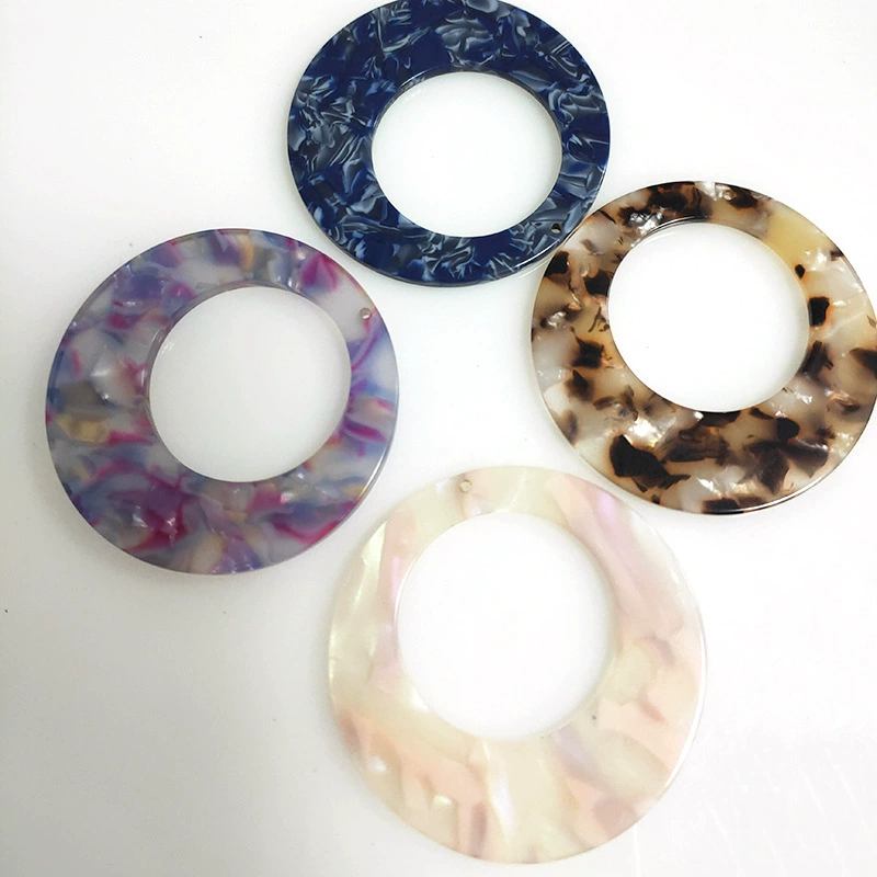 Acrylic earrings, necklace, accessories, material