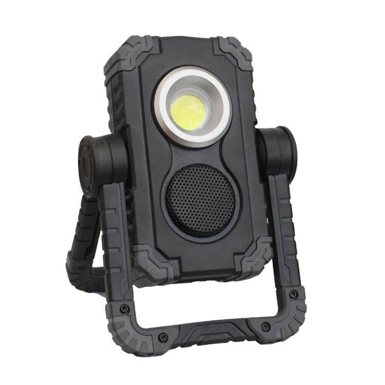新款COB充电蓝牙工作灯1000lm音响维修灯 旋转调节汽修灯厂家直销