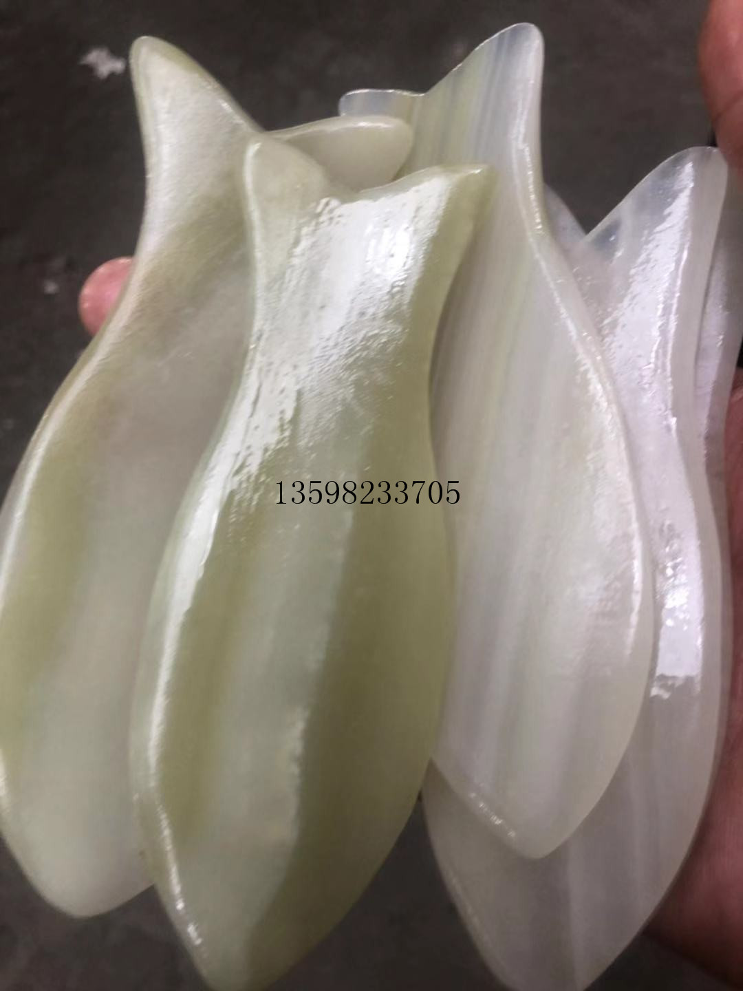 (2개) 공장 직접 자연 옥 아프간 옥 패턴 건강 마사지 옥 긁는 보드 바디 유니버설