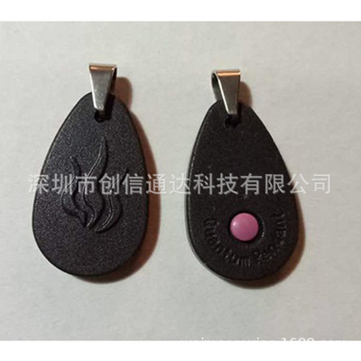 Quantum Pendant火山石负离子能量吊坠会销水滴能量币能量石吊坠|ru