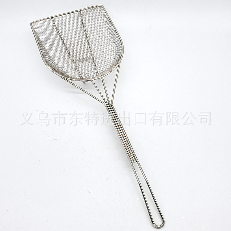 Factory direct sales of stainless steel oil-frying baskets, American fast food, French fries, fried chicken, oil-draining spatula, hamburger oil-draining baskets detail image 18