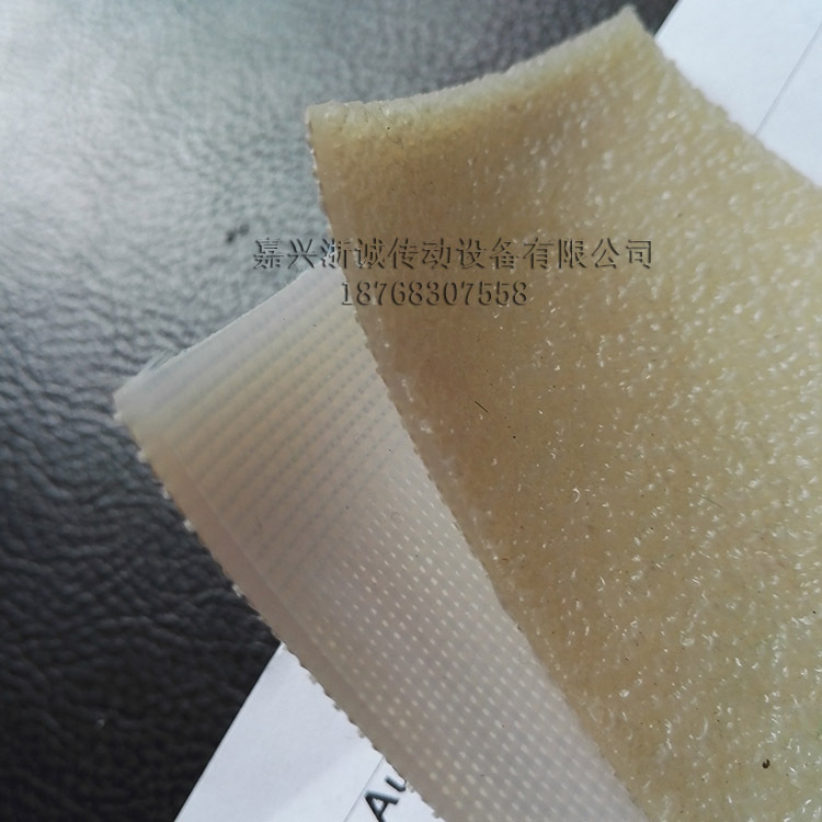 蒸化机印染设备印染厂耐高温硅胶糙面带硅胶平进口面光面皮直销