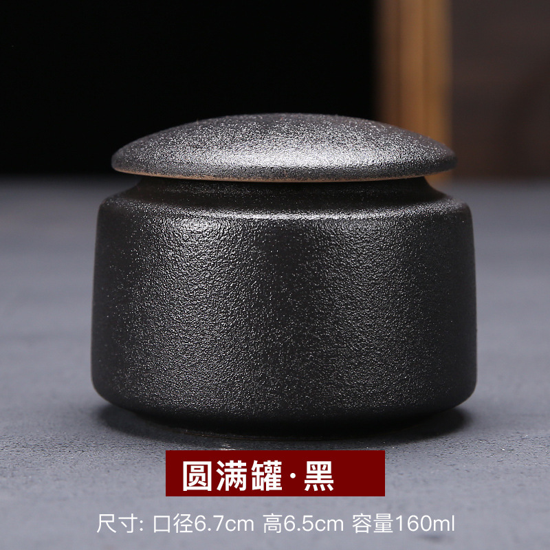 Fábrica al por mayor de cerámica tetera sellada tarro pequeño tamaño hogar almacén de té portátil juego de té pequeño tetera personalización