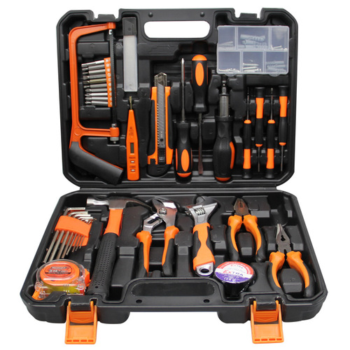 Dongji Hardware Tool Box Set Hand Electric Drill Set Household Carpentry Electrician Repair Tools Hand Tool Set