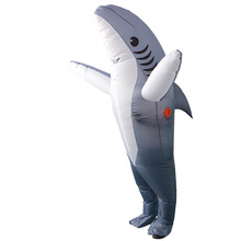 萬聖節灰色海豚充氣服活動演出服裝搞笑卡通玩偶動物坐騎人偶道具
