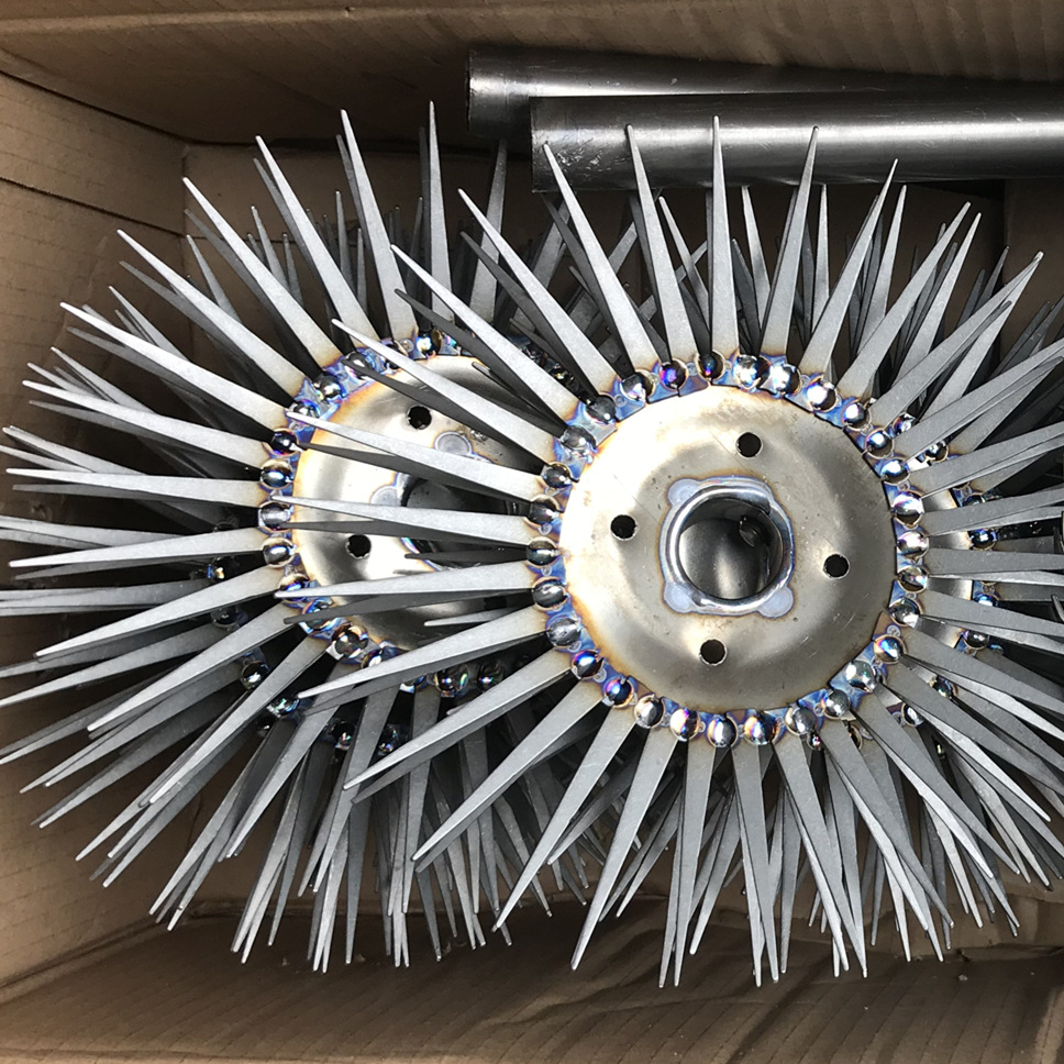 厂家直供30齿钛碟铝氧化专业钛盘碟钛针碟钛导电杆 耐腐蚀性 钛碟