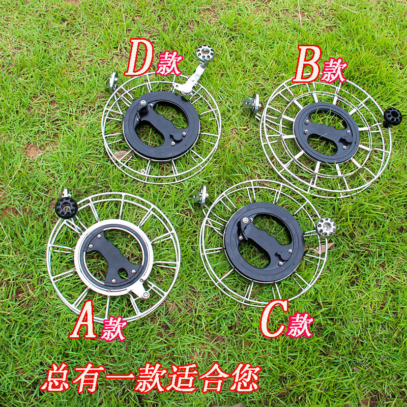 批发潍坊风筝轮新款胜利不锈钢手握轮大轴承静音万向轮厂家SL