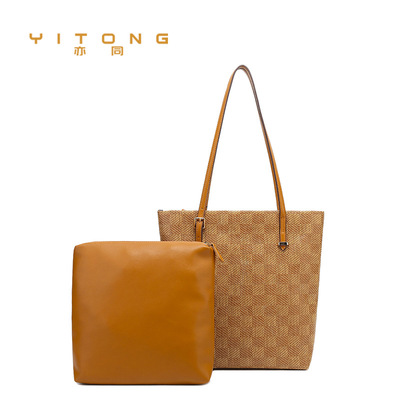 rattan bags 2019 portable Mat weave Female bag manual Rattan Bamboo bag Shopping Rattan seats