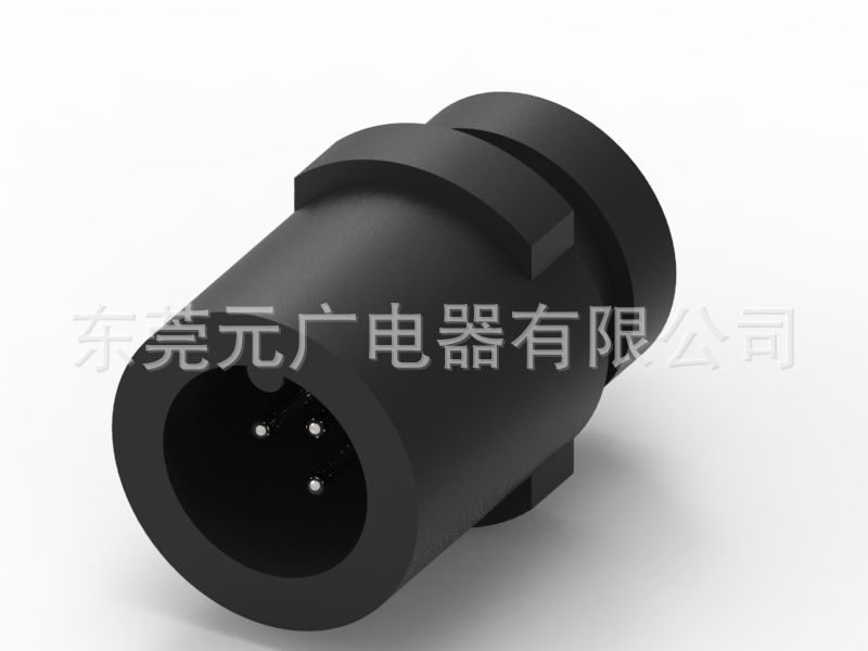 宝马头Special特6PIN公头 6P/6针/6芯 PIN镀银 圆孔防呆