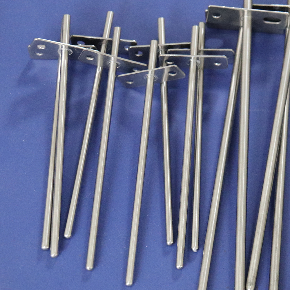 V2温度计304不锈钢 烧烤温度计不锈钢管双金属温度计不锈钢管探针