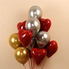 Balloon, decorations, layout, 10inch, increased thickness, with gem