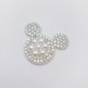 Hair accessory from pearl non-woven cloth