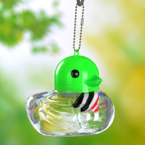 Closed qq fish bottle qq turtle bottle qq fish tank turtle bottle mini portable plastic small fish tank big yellow duck