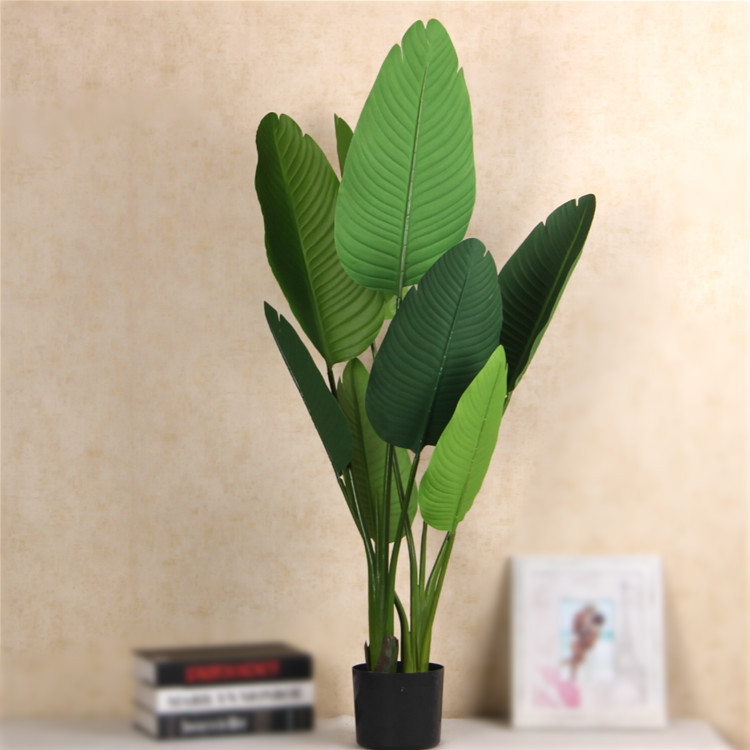 仿真美人蕉 厂家直销室内外景观装饰人造旅人蕉天堂鸟大盆景植物|ru