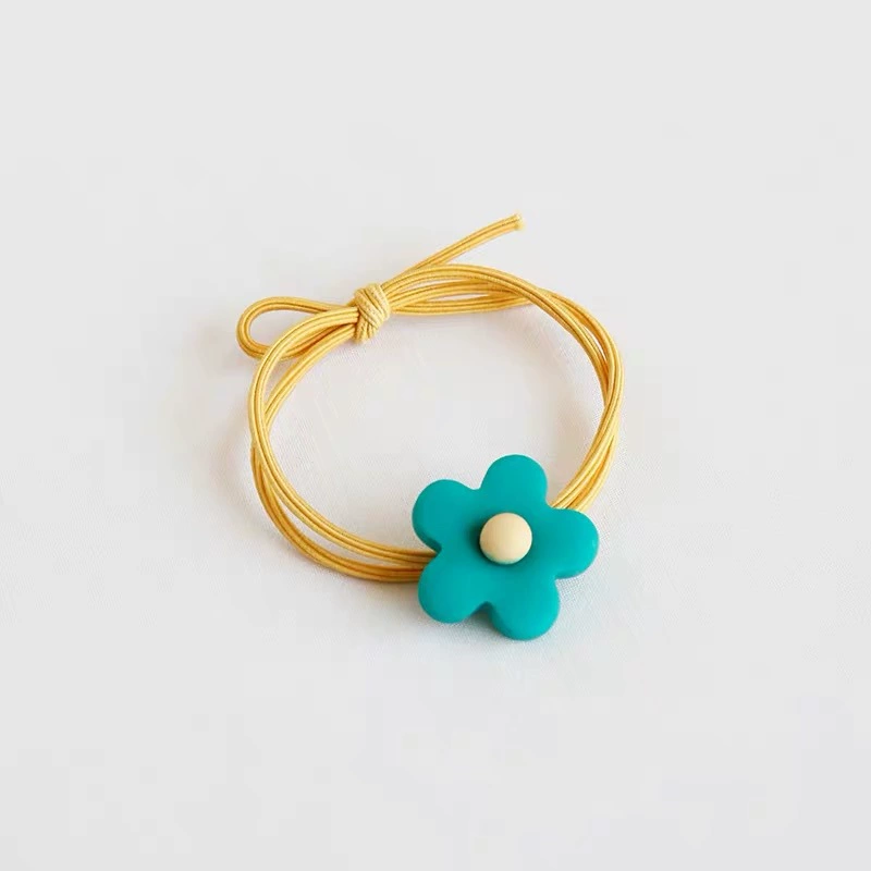 Brand hair rope flower-shaped, hair accessory, flowered