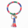 Fashionable bracelet, polyurethane keychain with tassels, pendant, 2019, Amazon