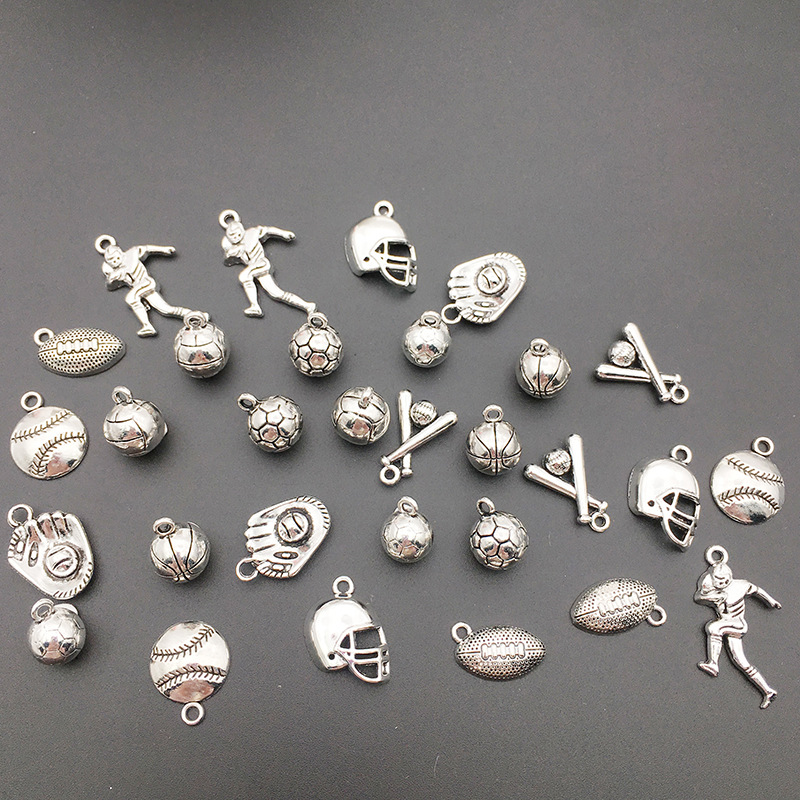 Football basketball volleyball baseball pendant