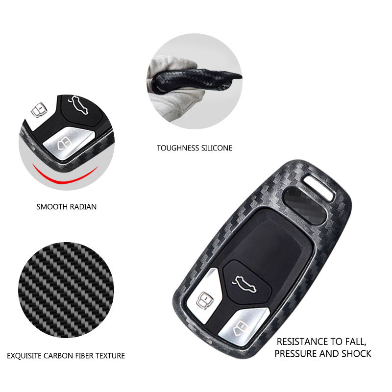 3 Carbon fiber key cover for A
