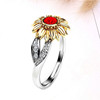Accessory, platinum two-color fashionable ring, wish, suitable for import, wholesale