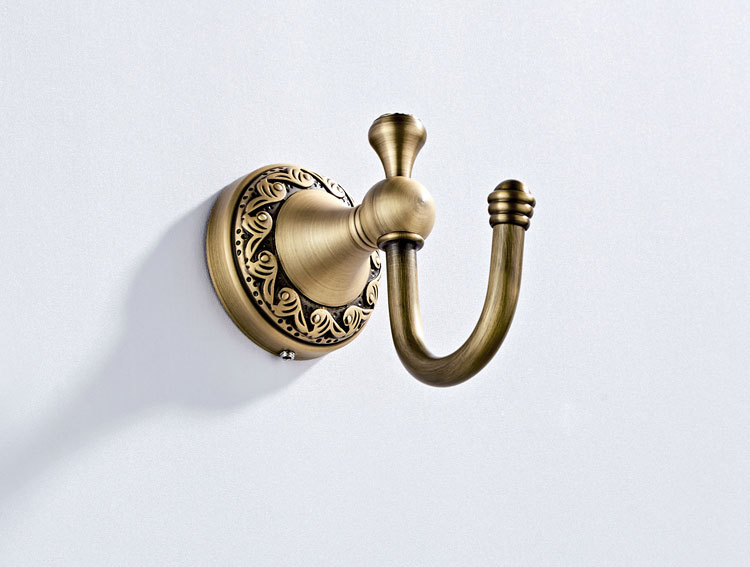 卫浴五金挂件浴室壁挂式螺丝安装单衣钩F8312-1