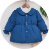 girl Down Internal bile Self cultivation Light and thin Duck baby Down Cotton jacket 1-5 Autumn and winter jacket coat