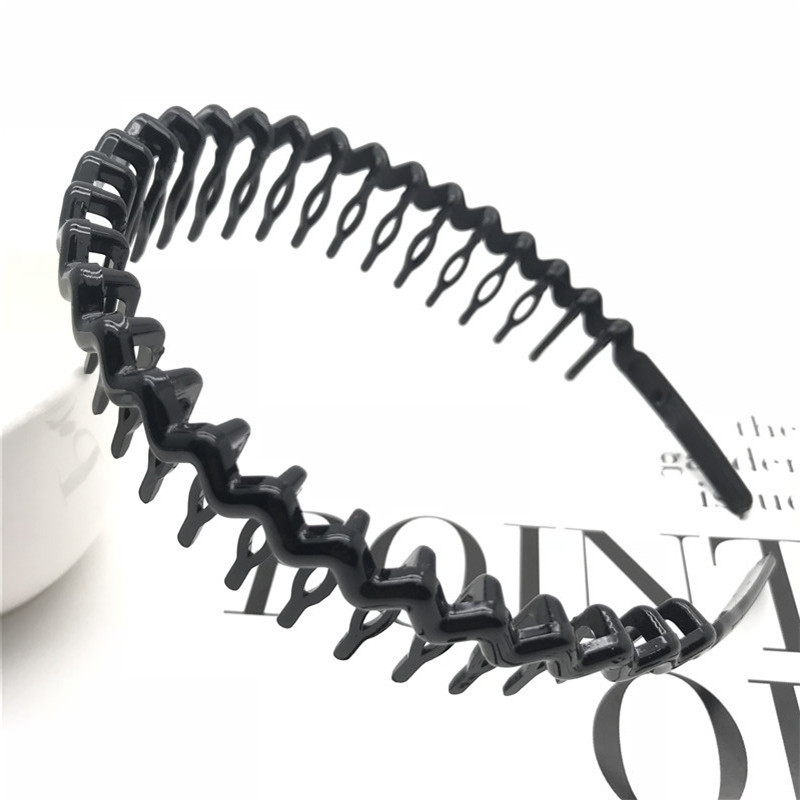 Plástico negro brillante pintura en aerosol peine diadema cabeza hebilla un yuan dos yuanes tienda accesorios de la cabeza de la tienda