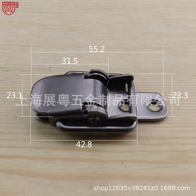 Caja de madera pesada hebilla con cierre hebilla caja de madera hebilla industrial hebilla caja de herramientas accesorios de bolsa hebilla