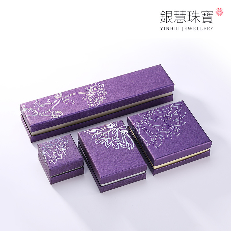 One deer silver ring bracelet bracelet pendant necklace jewelry Lotus carton jewelry packaging gift box manufacturers wholesale