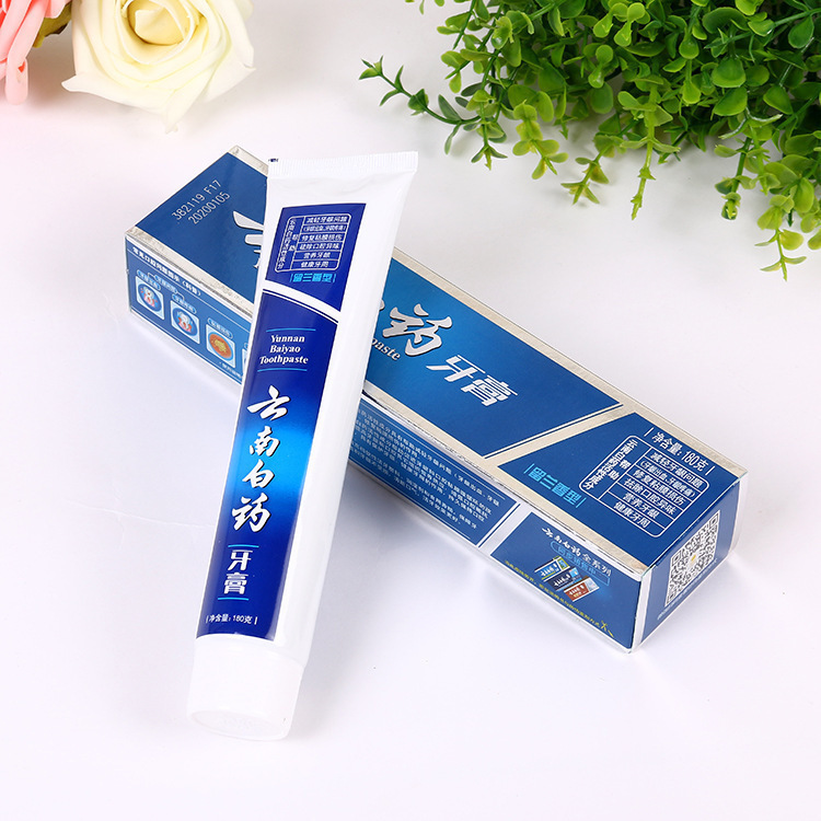 云南牙膏100克留兰香型清新口气防出血牙膏杀菌止血超市代销
