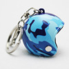 Summer helmet, cartoon keychain, motorcycle, transport for car, bike, pendant, internet celebrity