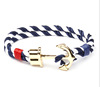 Fashionable woven bracelet, leather accessory