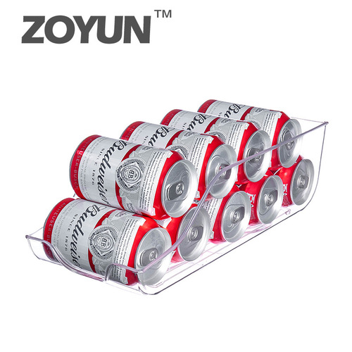 Kitchen refrigerator storage box food and beverage storage basket refrigerated drawer-type beer organizer can storage rack