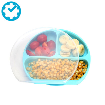 Manufactor Direct selling Food grade silica gel Baby food Dribbling lid Integrated Fall smell baby Complementary box