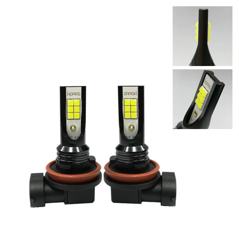 Новая светодиодная Автомобильная передняя противотуманная фара 12LED 30W H1 H3 H7 H11 H4 H15 H16 P13W