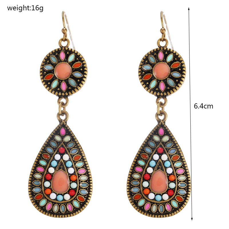 Boho Creative New Color Drop Earrings display picture 2