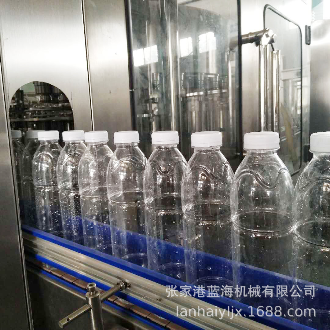 张家港蓝海厂家热销全自动矿泉水灌装机 矿泉水灌装流水线定制
