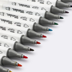 Painted design animation oily color double-headed marker pen primary school student watercolor pen art painting graffiti marker pen