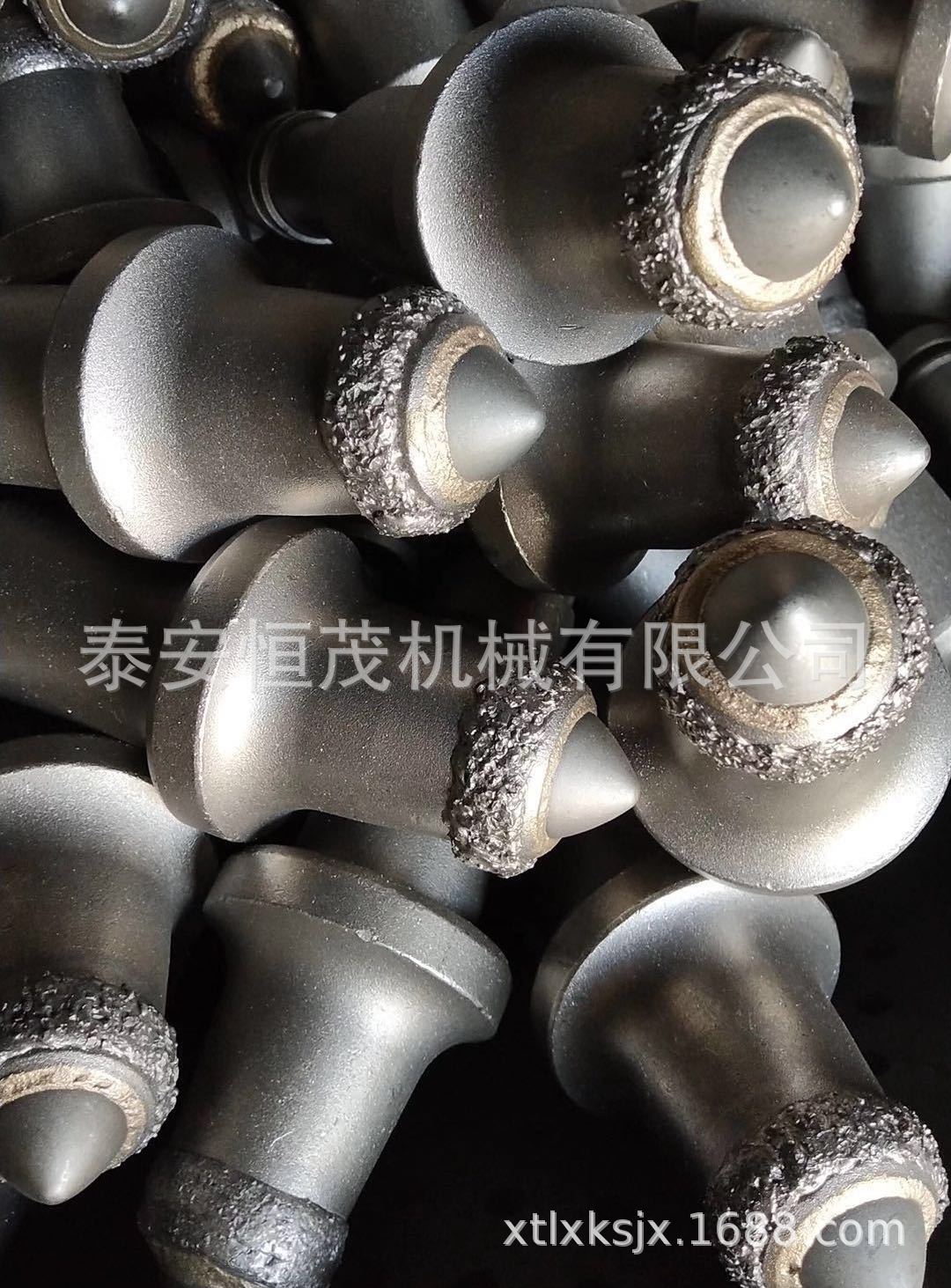 采煤机截齿 截齿座齿靴 硬质合金颗粒耐磨块 肯纳久益滚筒耐磨块