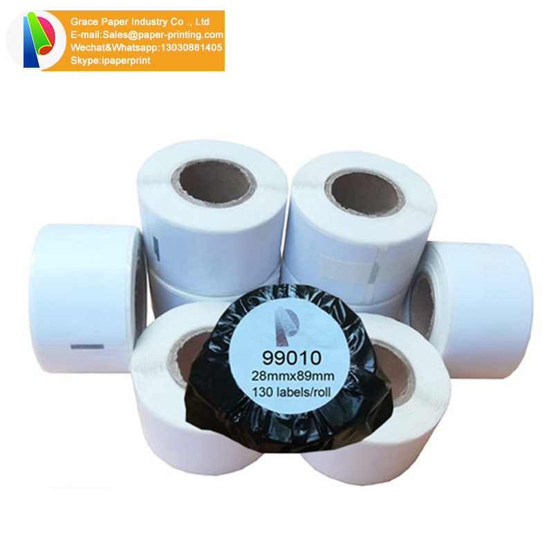 Dymo 达美99010 标签热敏不干胶条码打印纸 28*89mm 130张-阿里巴巴