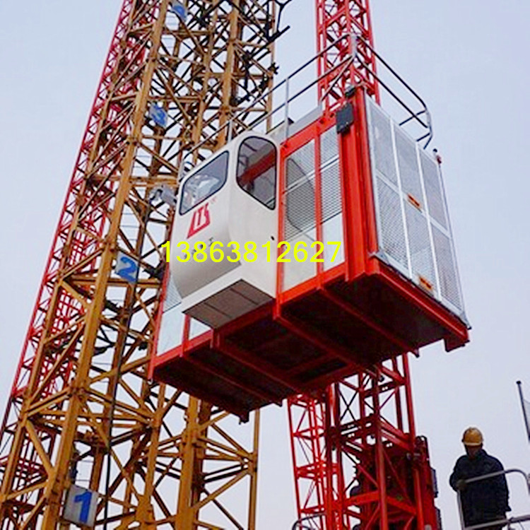 SC100施工升降机 1吨施工升降机 出口改电压单笼施工升降机