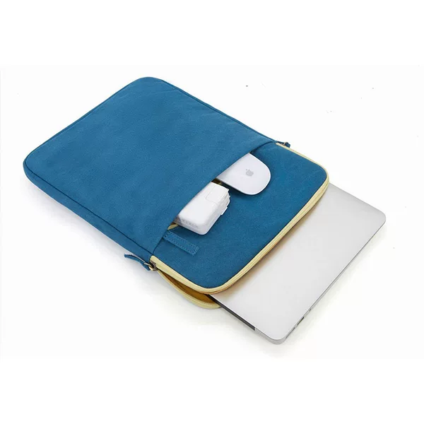 Manufacturer Customized Pure Cotton Canvas Portable Computer Bag Notebook Liner Bag Mac Laptop Sleeve