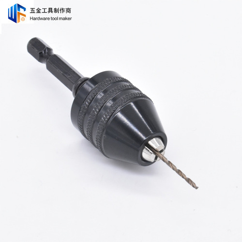 Hexagonal handle three-jaw chuck 0.3-8.0mm mini twist drill bit conversion tool electric grinder small chuck accessories