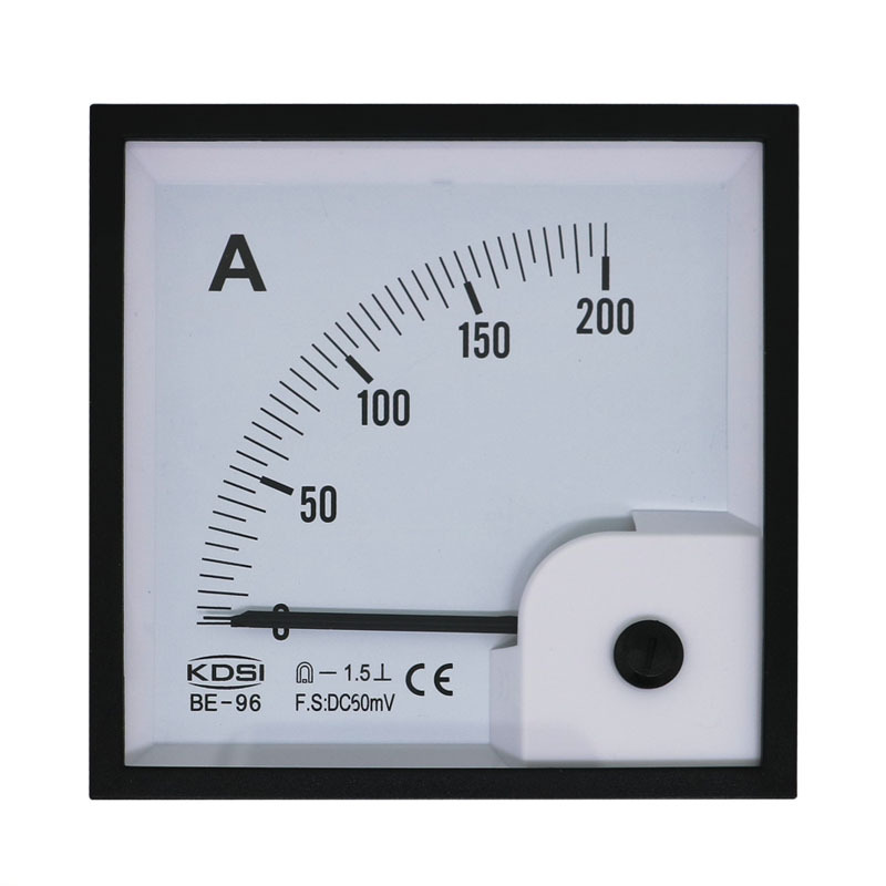 康的斯供应  指针式直流电流表BE-96 DC50mV200A接分流器使用