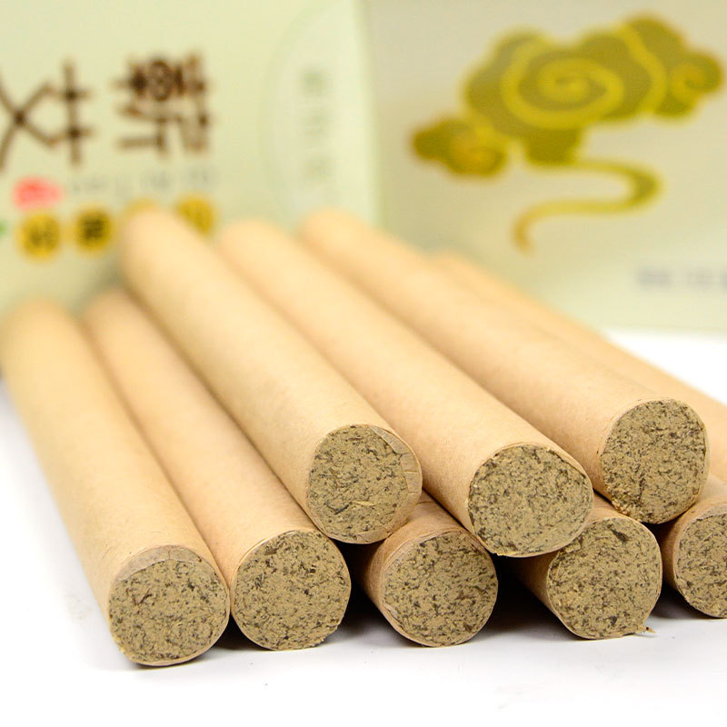 廠家批發三年陳艾薪艾條艾柱純手工艾灸條非無煙野生艾草艾條代工