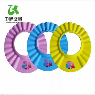 卡通婴幼儿浴帽宝宝洗头帽 加厚eva花朵儿童洗发遮耳浸水浴帽