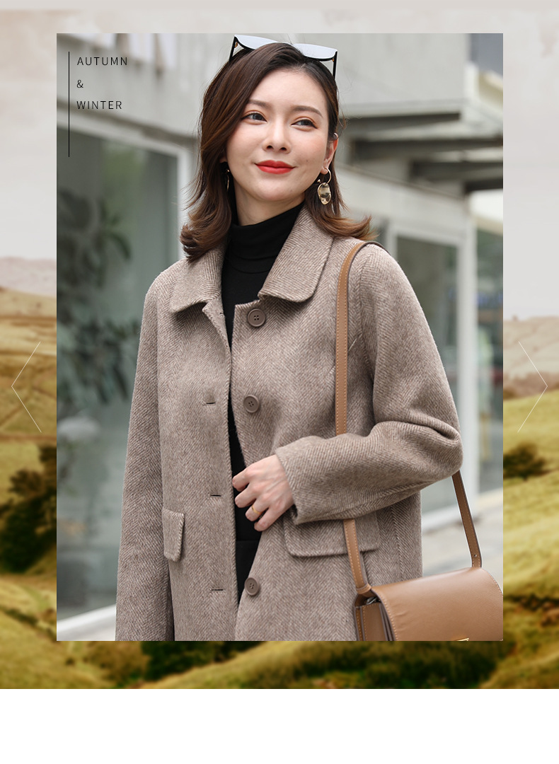 Manteau de laine femme CAPGEMINI - Ref 3417077 Image 8