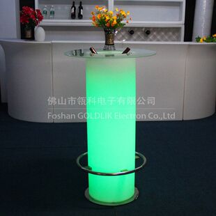 led luminous table bar leisure club luminous furniture colorful remote control color changing cocktail table
